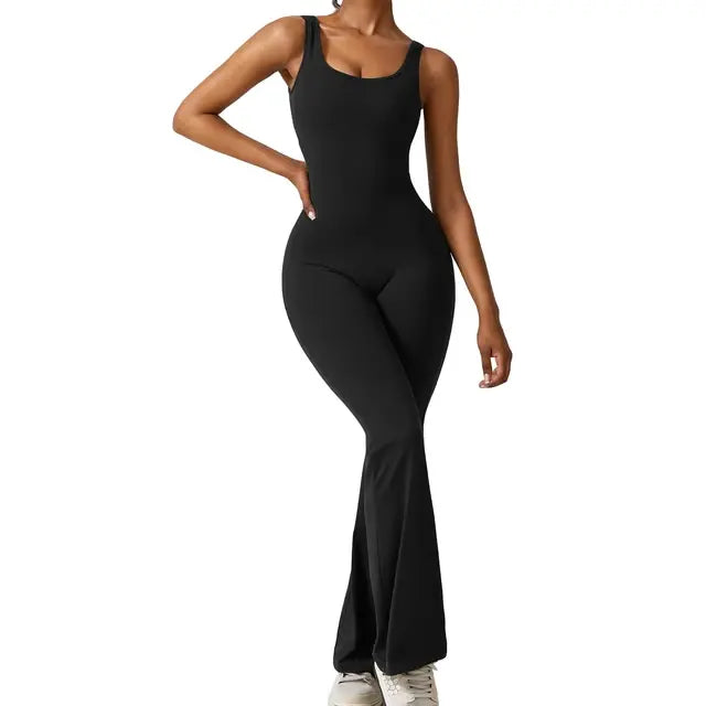 Backless Flare Bodysuit