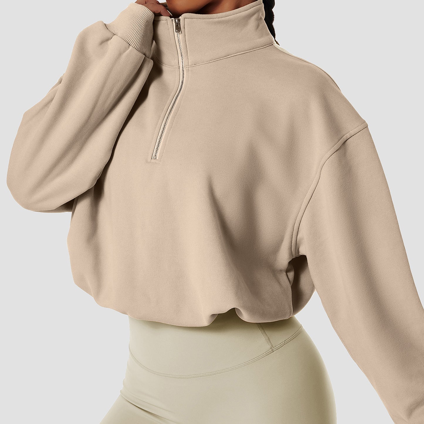 Fleece-lined Sports Pullover