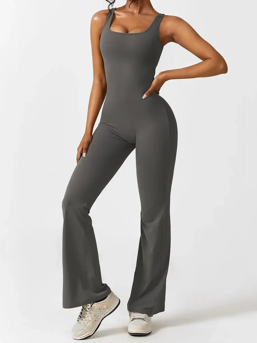 Backless Flare Bodysuit