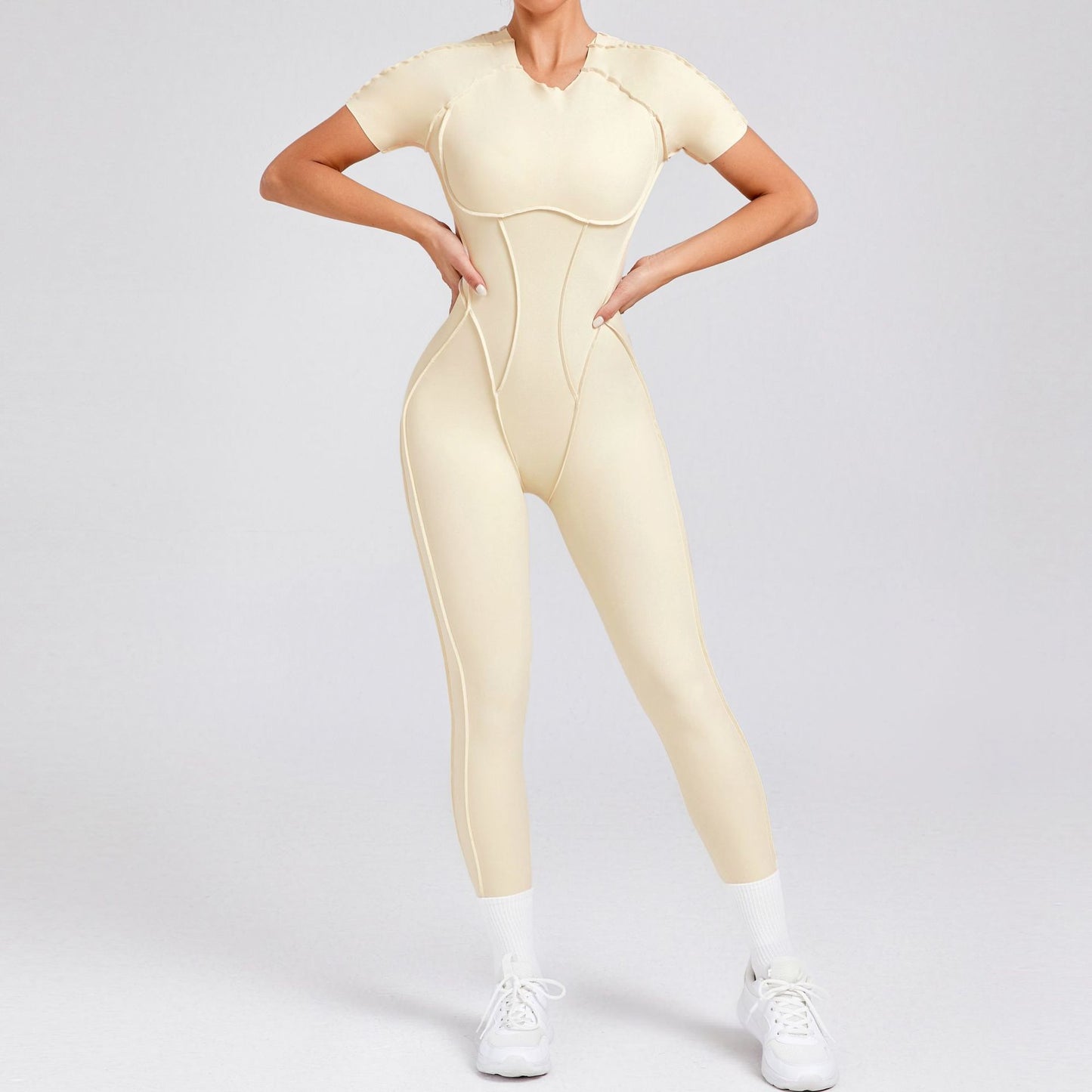 Fitted high neck Jumpsuit
