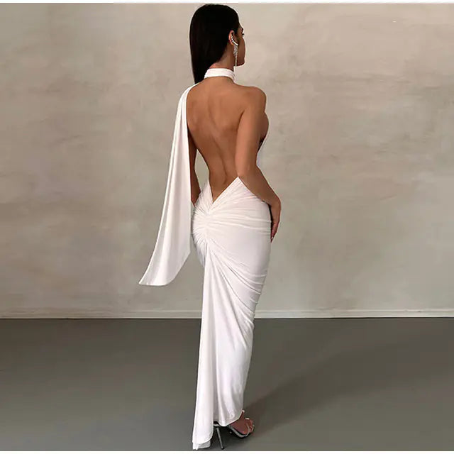 Backless Women's Maxi Dress