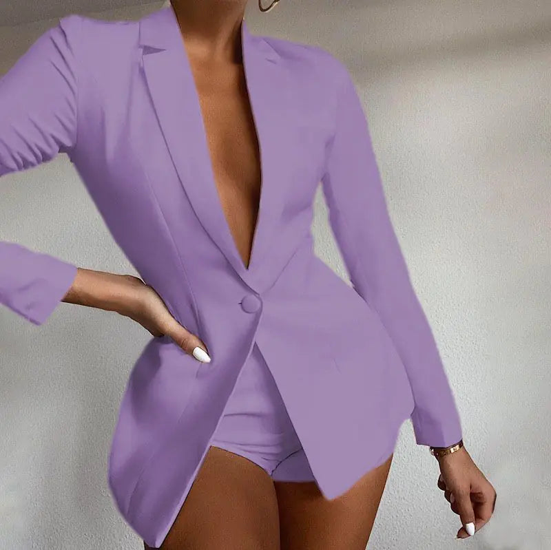 Women's Shorts Suit Set