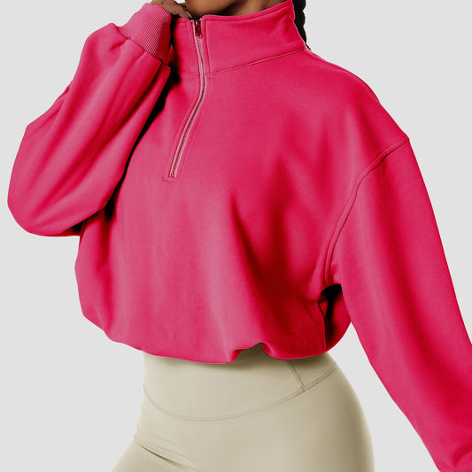 Fleece-lined Sports Pullover