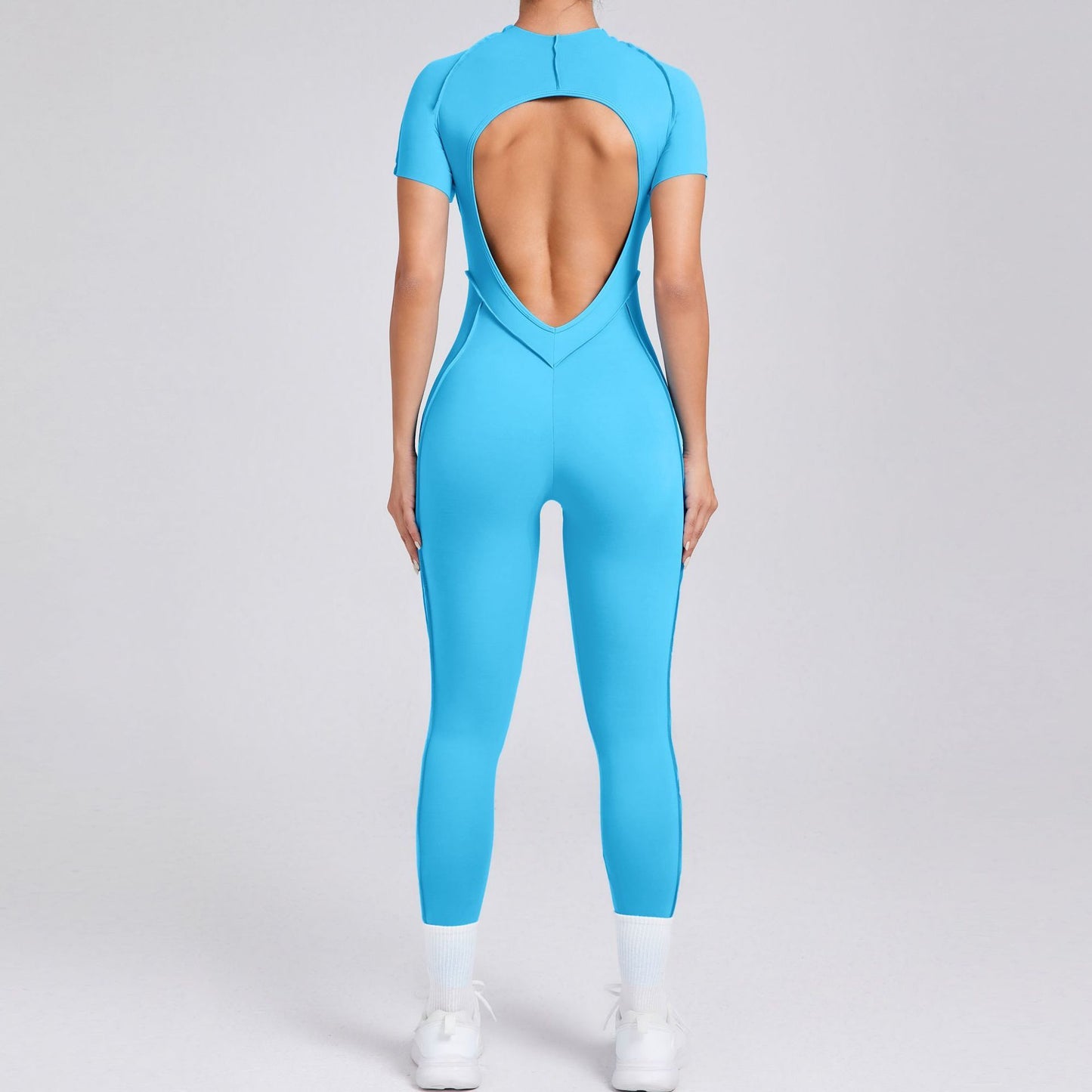 Fitted high neck Jumpsuit